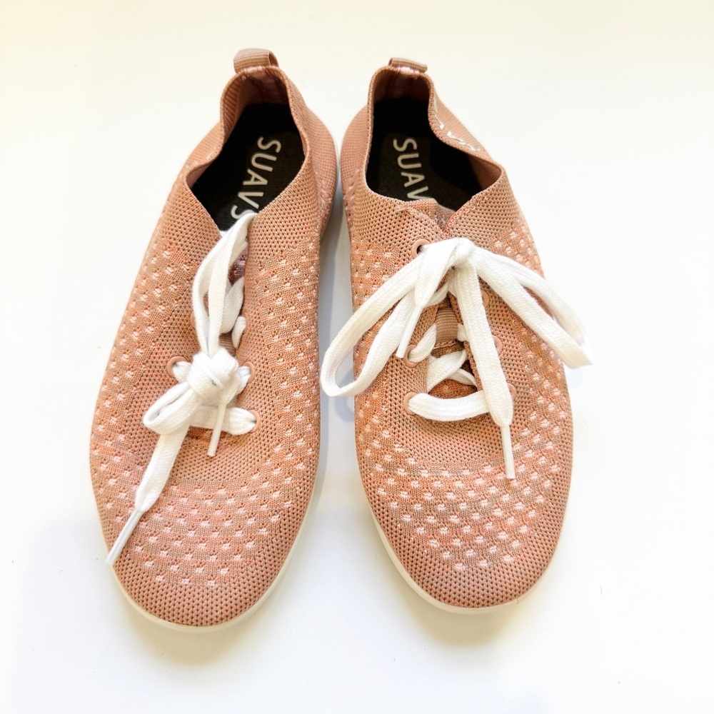 Suavs Zilker Salmon Pink Athletic Sneakers New — image 2 of 8